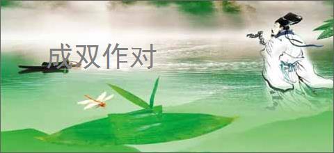 成双作对